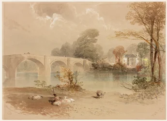 Chollerford Brücke und Gasthaus
